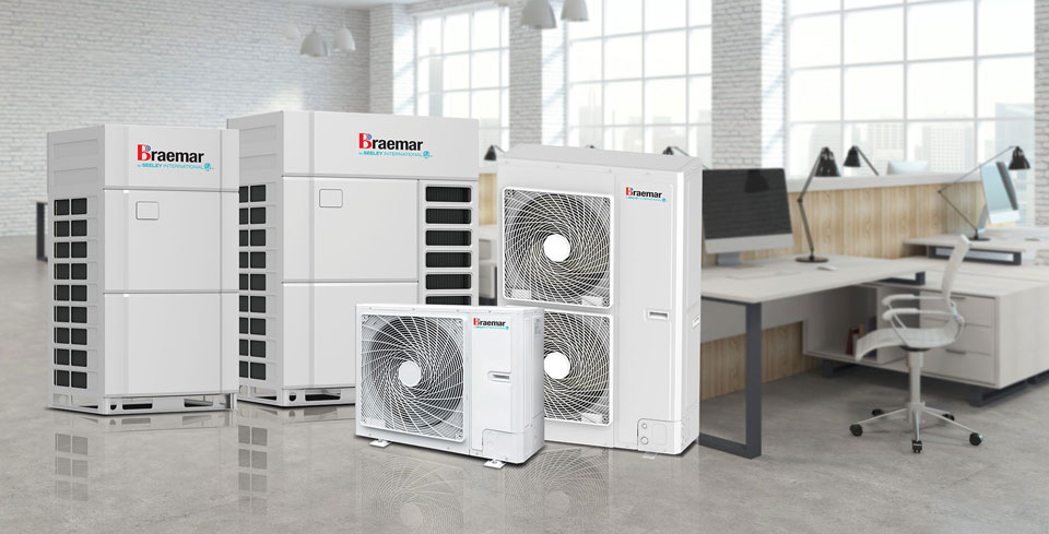 VRF Technology products in an office space