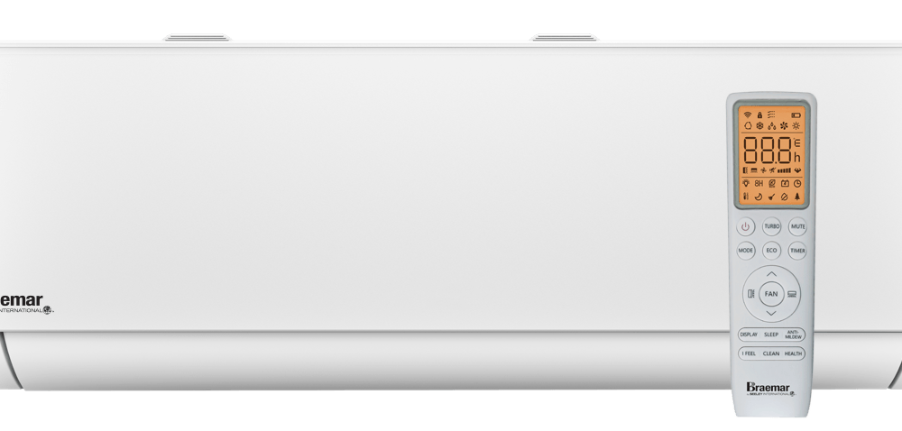 Innov-aire Reverse Cycle Indoor Unit Braemar-with remote control